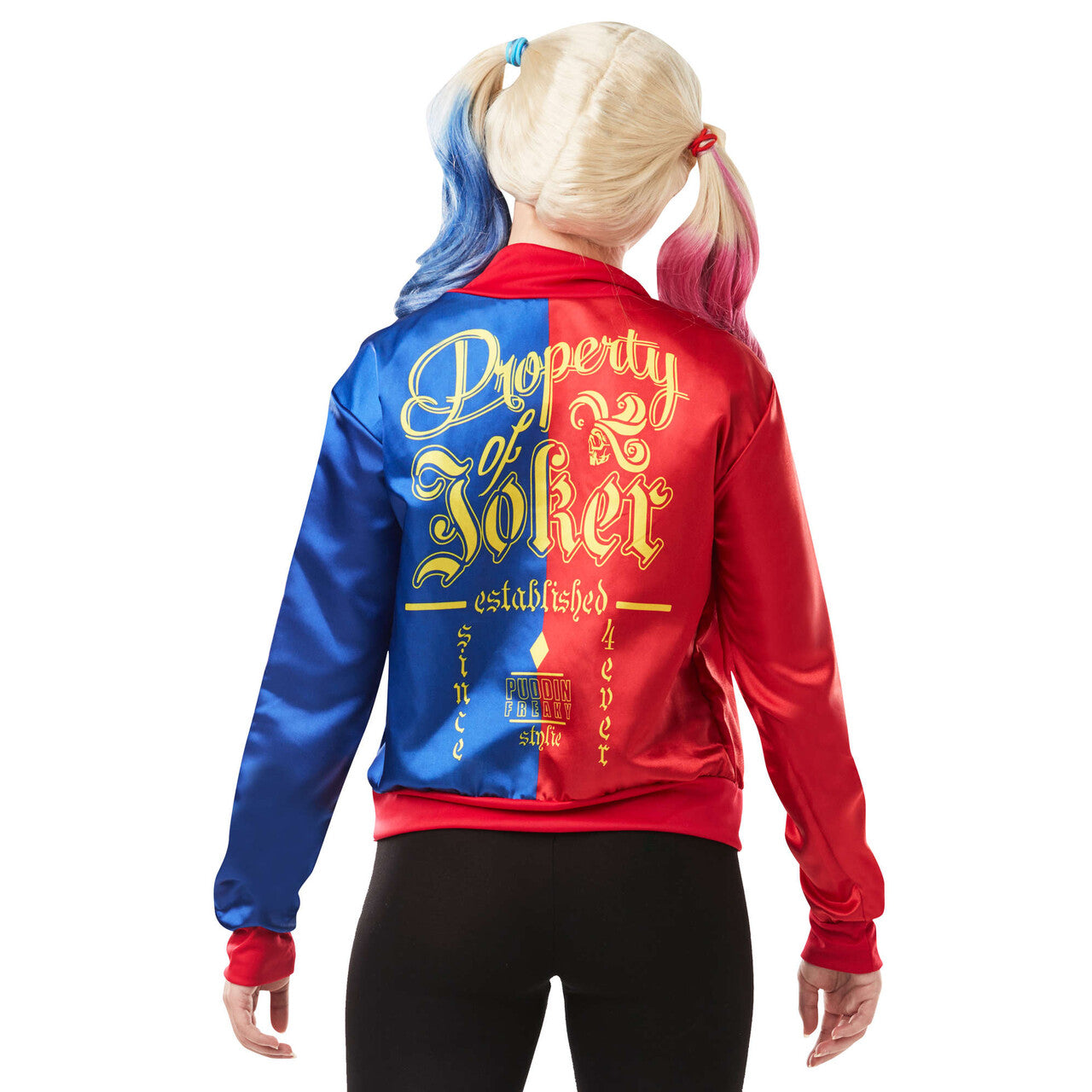 Op deze afbeelding zie je een Kostuums, van het merk Rubies. Harley Quinn™ Top En Jas Meisje