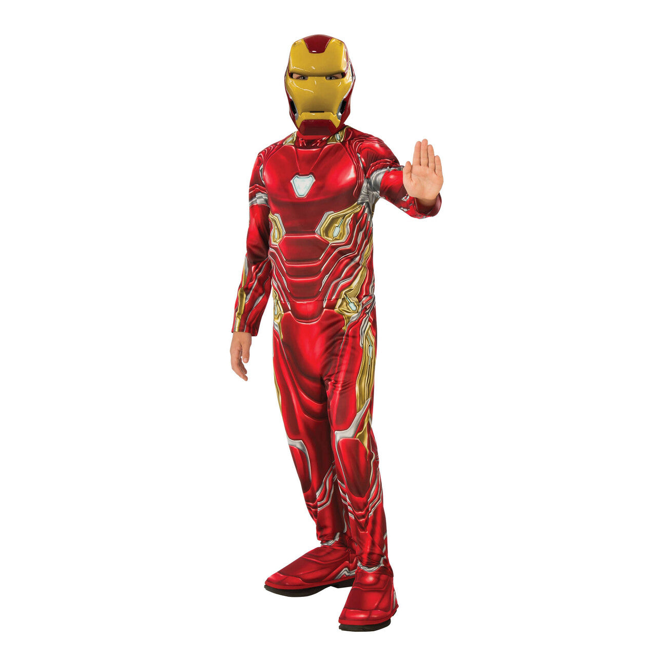 Op deze afbeelding zie je een Kostuums, van het merk Rubies. Iron Man To The Rescue Jongen Kostuum