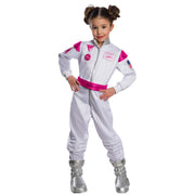 Op deze afbeelding zie je een Kostuums, van het merk Rubies. Kinder Astronaut Barbie Kostuum Meisje