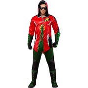 Op deze afbeelding zie je een Kostuums, van het merk Rubies. Dc Comics™ Robin Deluxe Man Kostuum