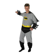 Op deze afbeelding zie je een Kostuums, van het merk Rubies. Batman Onesie Kostuum