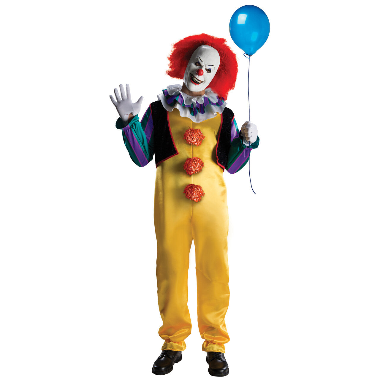 Op deze afbeelding zie je een Kostuums, van het merk Rubies. Pennywise Kostuum Man