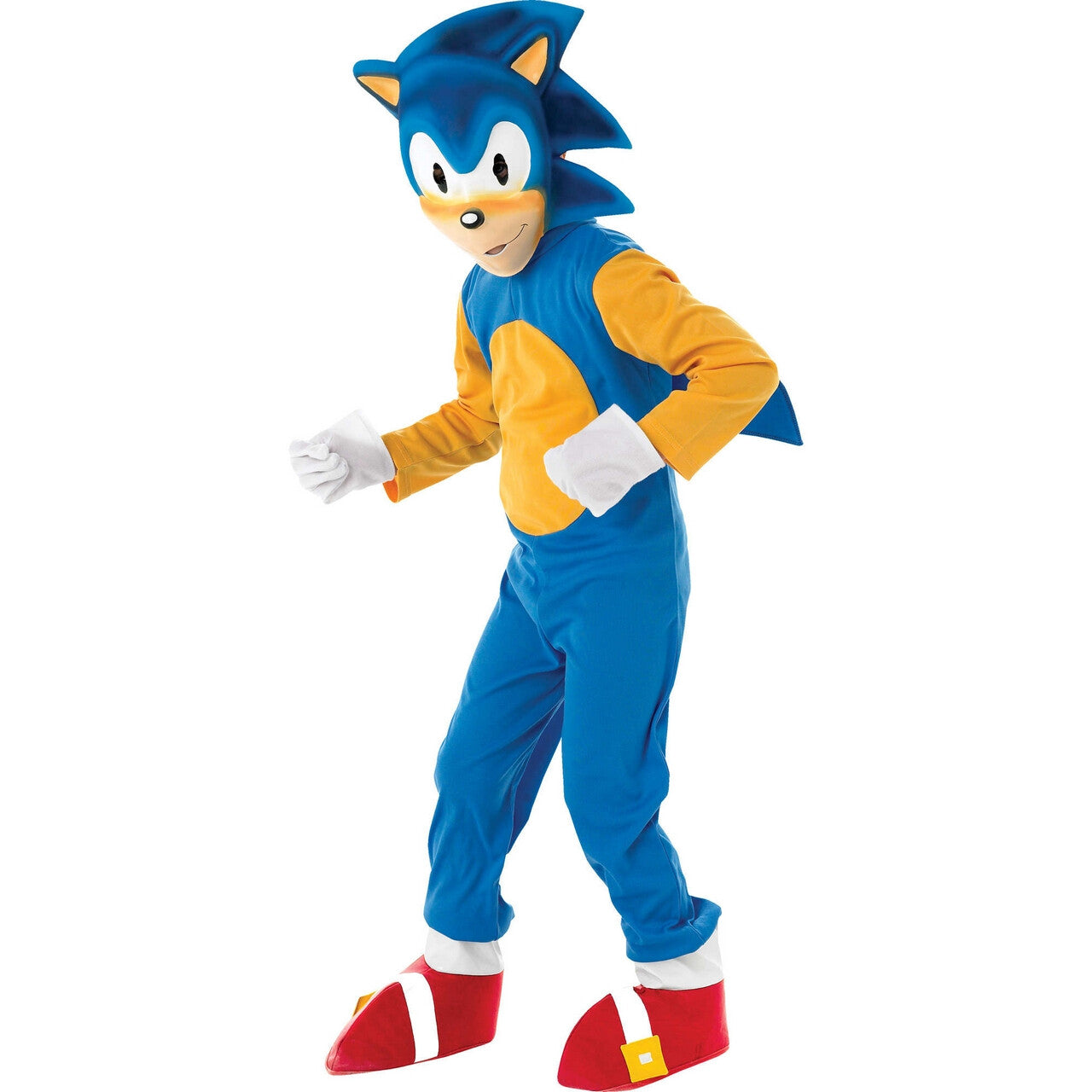 Op deze afbeelding zie je een Kostuums, van het merk Rubies. Supersnelle Boost Sonic™ Kind Kind Kostuum