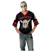 Op deze afbeelding zie je een Kostuums, van het merk Rubies. Jason Killer Hockey Man Kostuum