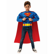 Op deze afbeelding zie je een Kostuums, van het merk Rubies. Superduper Held Superman Kind Kind Kostuum