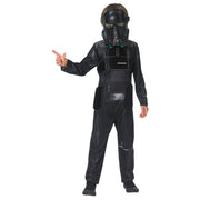 Op deze afbeelding zie je een Kostuums, van het merk Rubies. Death Trooper Deluxe Star Wars Kind Kostuum