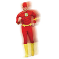 The Flash Pijlsnel Gespierde Borst Man Kostuum