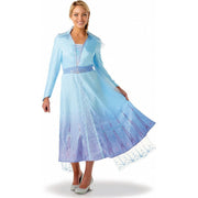 Op deze afbeelding zie je een Kostuums, van het merk Rubies. Mooiste IJsprinses Elsa Frozen 2 Vrouw Kostuum
