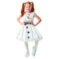 Vrolijke Lieve Olaf Sneeuwpop Frozen Meisje Kostuum