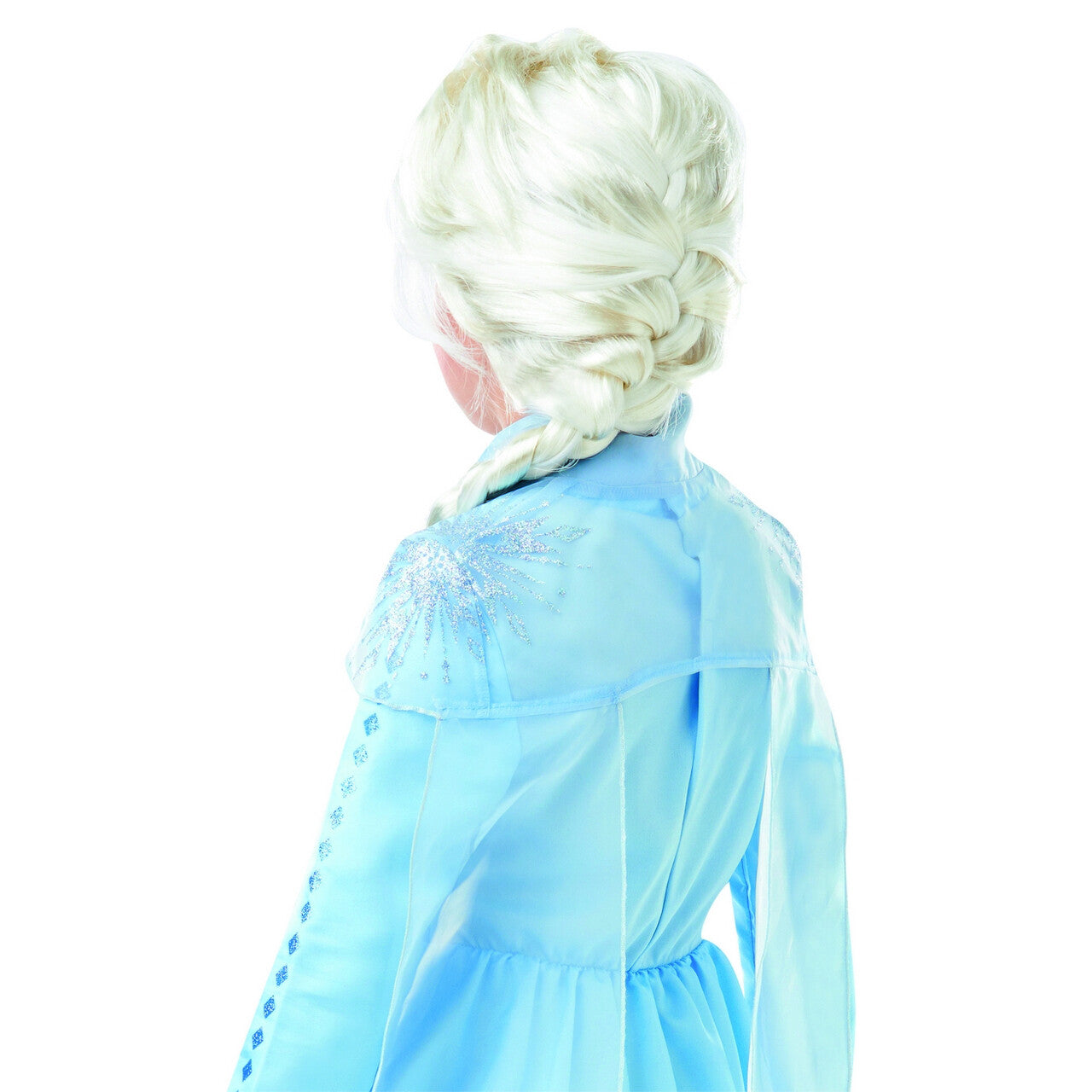 Op deze afbeelding zie je een Accessoires, van het merk Rubies. Frozen Elsa Blond Ingevlochten Vlecht Pruik