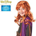 Anna Frozen Pruik Rood Met Vlecht