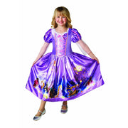Op deze afbeelding zie je een Kostuums, van het merk Rubies. Paarse Rapunzel Is Klaar Met Vlechten Meisje Kostuum