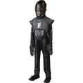 Zwarte Robot Star Wars K-2so Droid Deluxe Kind Jongen Kostuum