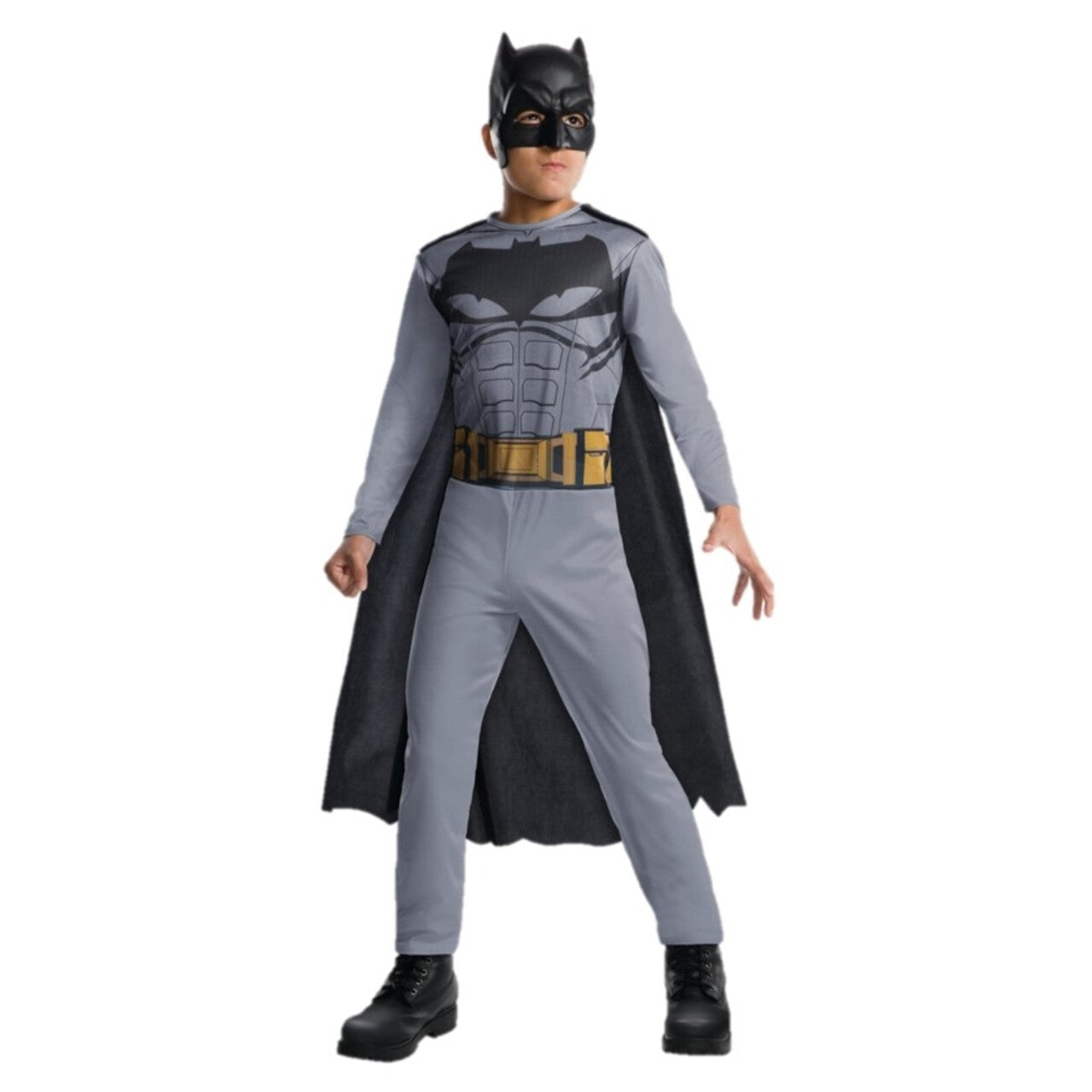 Op deze afbeelding zie je een Kostuums, van het merk Rubies. Batman Justice League Jongen Kostuum