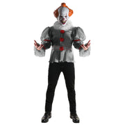 Op deze afbeelding zie je een Kostuums, van het merk Rubies. Pennywise Bangmakende Griezel Clown Man