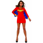 Op deze afbeelding zie je een Kostuums, van het merk Rubies. Sexy Wonderbaarlijke Wonder Woman Vrouw Kostuum