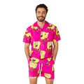 Funny Spongebob™ Cartoon Pink Man Kostuum