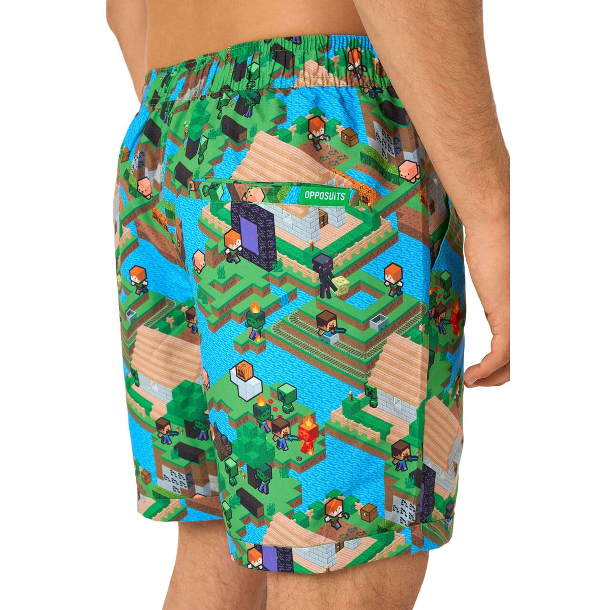 Op deze afbeelding zie je een Kostuums, van het merk Opposuits. Minecraft™ - Overworld Man Kostuum