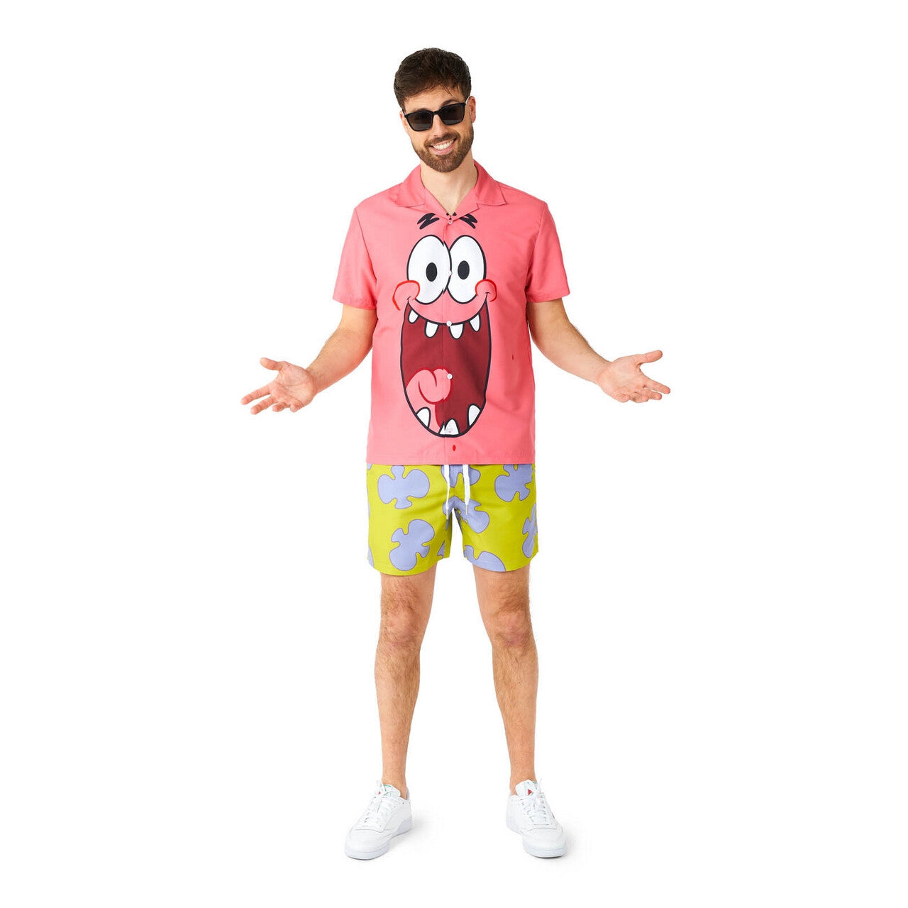 Op deze afbeelding zie je een Kostuums, van het merk Suitmeister. Patrick Seastar Man Kostuum