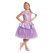 Op deze afbeelding zie je een Kostuums, van het merk Smiffy's. Disney Rapunzel Deluxe Paarse Prinses Meisje Kostuum