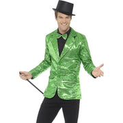 Op deze afbeelding zie je een Kostuums, van het merk Smiffy's. Groen Opvallend Showbink Man