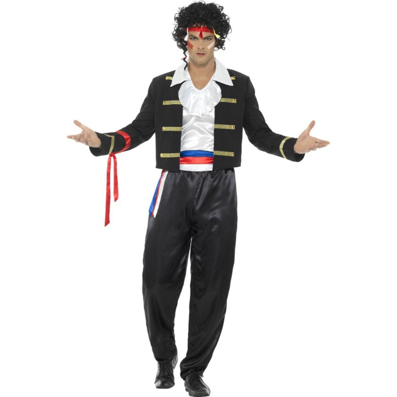 Op deze afbeelding zie je een Kostuums, van het merk Smiffy's. New Wave Popster Adam Man Kostuum
