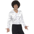 Lekker Krap Wit Jaren 70 Disco Shirt Man