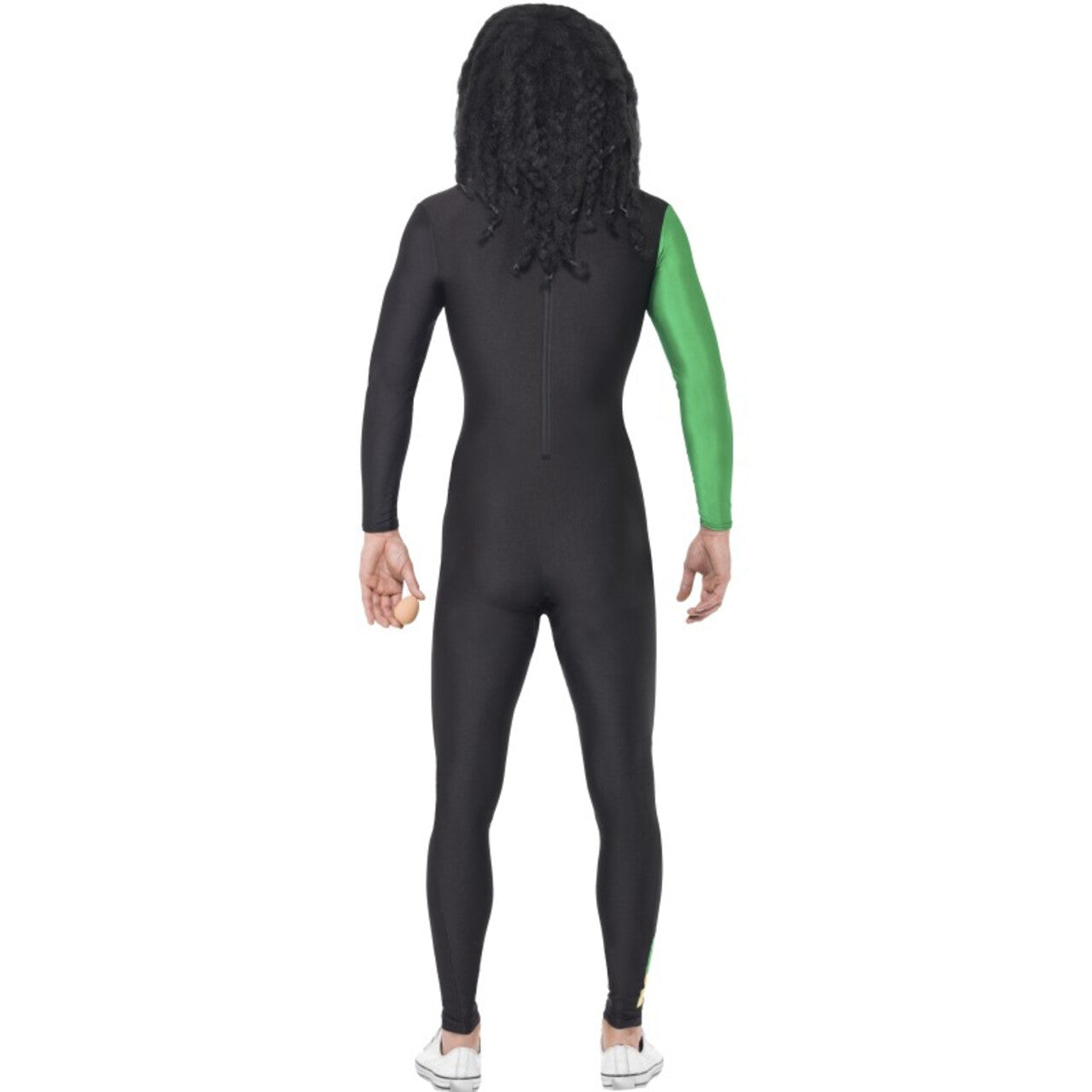 Op deze afbeelding zie je een Kostuums, van het merk Smiffy's. Wintersport Jamaica Bobslee Team Man Kostuum