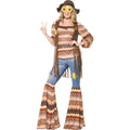 Laten We Gezellig Samen Leven Hippie Vrouw Kostuum