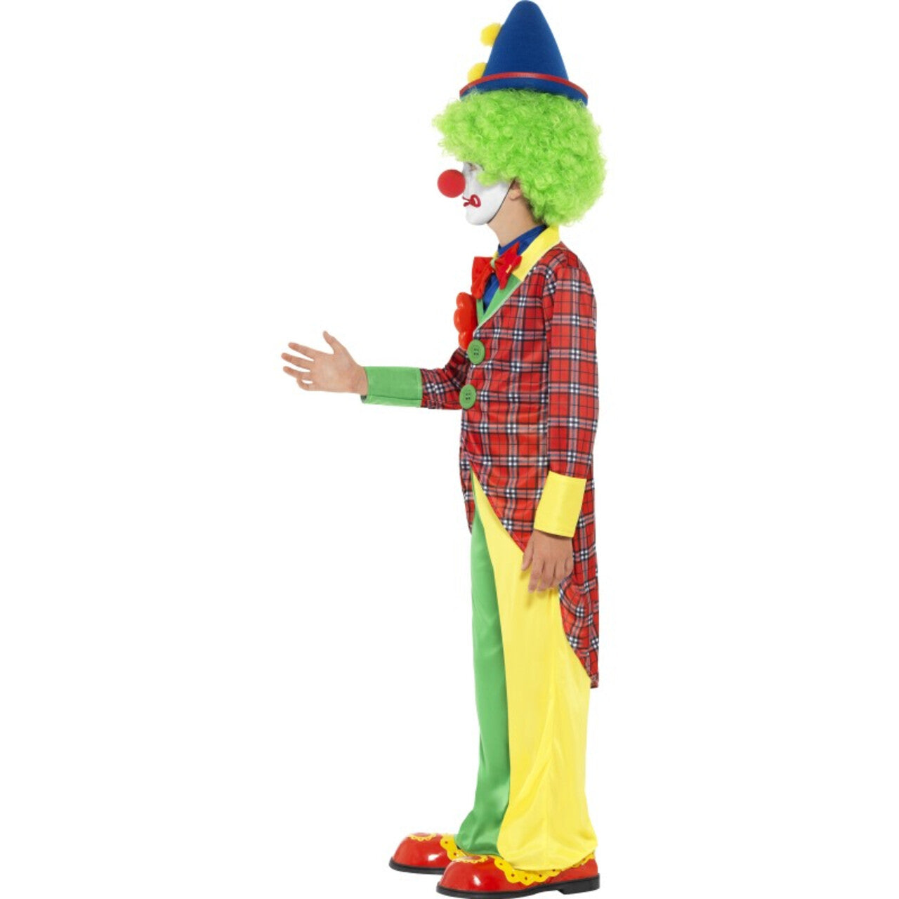 Op deze afbeelding zie je een Kostuums, van het merk Smiffy's. De Ster Van Het Circus Clown Jongen Kind Kostuum