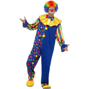 Op deze afbeelding zie je een Kostuums, van het merk Smiffy's. Circus Clown Vol Vrolijke Stippen Man Kostuum