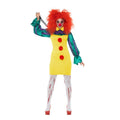 Vrolijk Van Buiten Donker Van Binnen Horror Clown Vrouw Kostuum