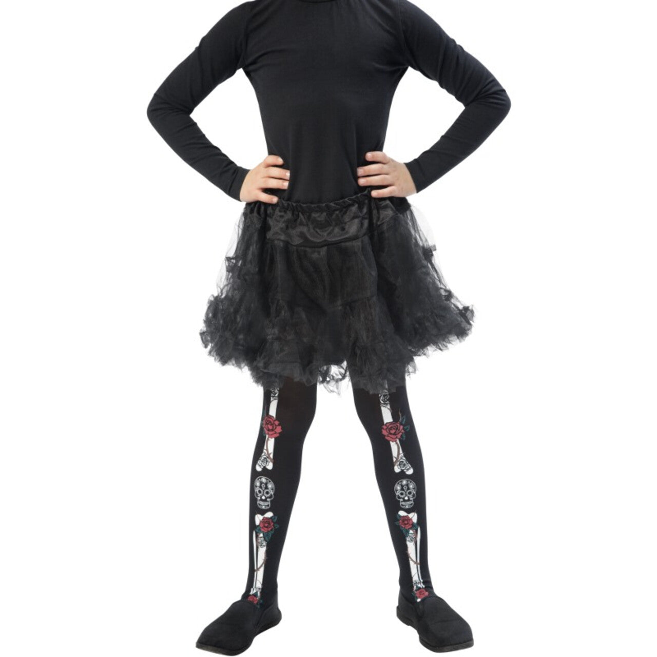 Op deze afbeelding zie je een Accessoires, van het merk Smiffy's. Day Of The Dead Panty Scheenbeenderen
