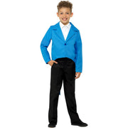 Op deze afbeelding zie je een Kostuums, van het merk Smiffy's. Rokkostuum Dirigent Blauw Kind