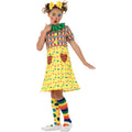 Mallotig Meisjes Clown Kostuum