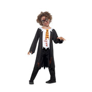 Op deze afbeelding zie je een Kostuums, van het merk Smiffy's. Zombie Student Horror School Kind Kostuum