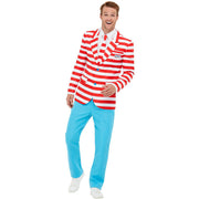 Op deze afbeelding zie je een Kostuums, van het merk Smiffy's. Zoekplaatje Waar Is Wally Man Kostuum