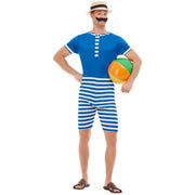 Op deze afbeelding zie je een Kostuums, van het merk Smiffy's. Badpak Jaren 20 Noordzeestrand Man Kostuum