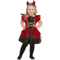 Echt Niet Enge Halloween Duivel Meisje Kostuum