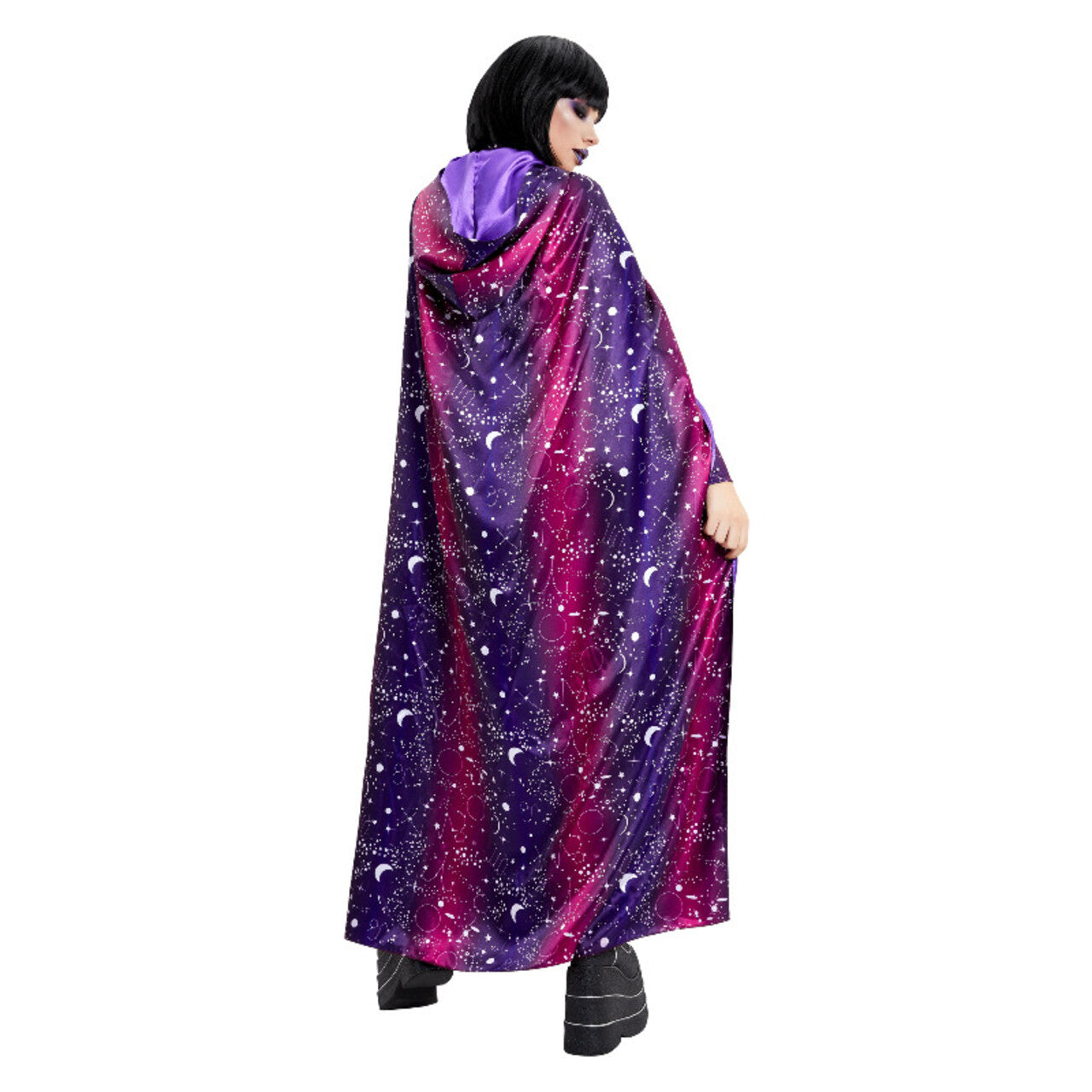Op deze afbeelding zie je een Kostuums, van het merk Smiffy's. Galactische Cape Eindeloze Sterrenhemel