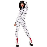Op deze afbeelding zie je een Kostuums, van het merk Smiffy's. Catsuit Vol Spinnen, Mieren En Ander Ongedierte Vrouw Kostuum