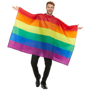 Op deze afbeelding zie je een Decoratie, van het merk Smiffy's. Feestelijke Festival Regenboog Vlag