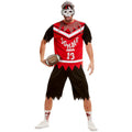 Wrede Tackle American Football Zombie Man Kostuum