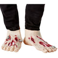 Doorboorde Zombie Voeten Halloween