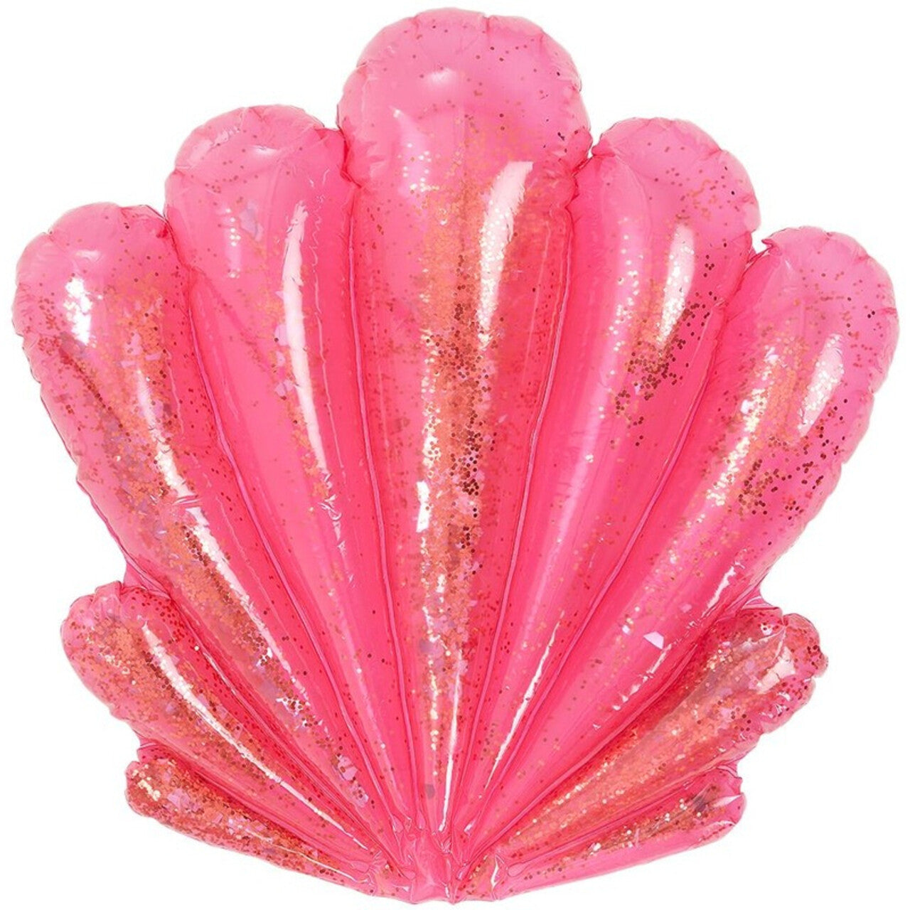 Op deze afbeelding zie je een Decoratie, van het merk Smiffy's. Opblaasbare Roze Reuze Schelp
