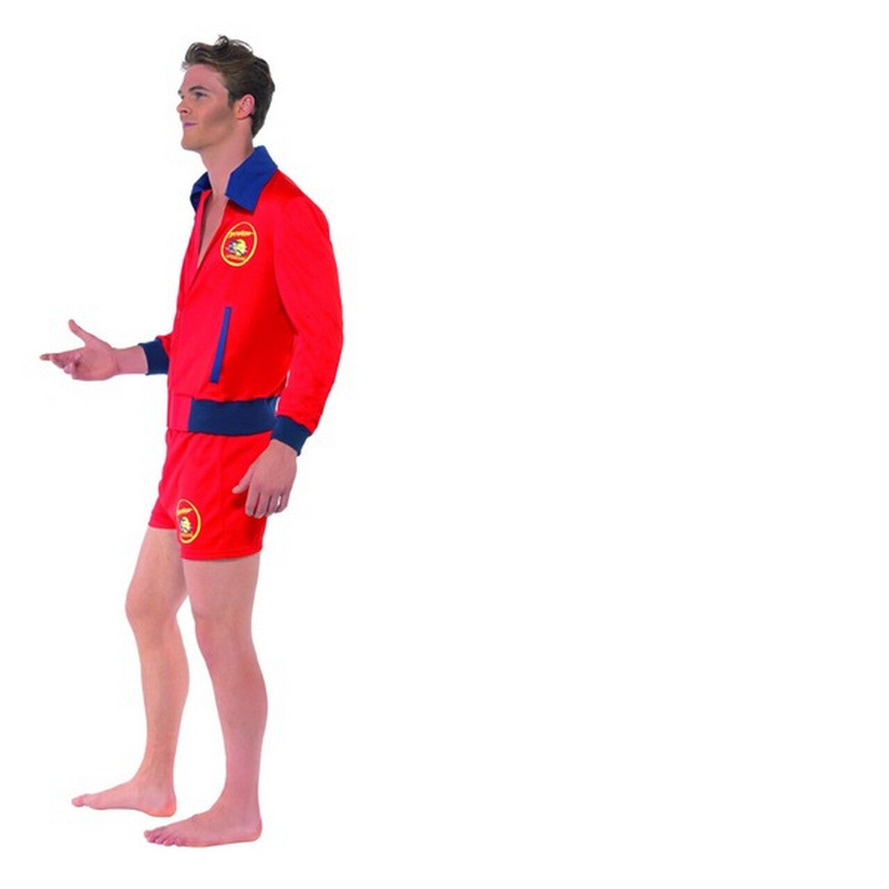 Op deze afbeelding zie je een Kostuums, van het merk Smiffy's. Baywatch Lifeguard Mitch Man Kostuum