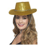 Cowboy Glitter Hoed Goud
