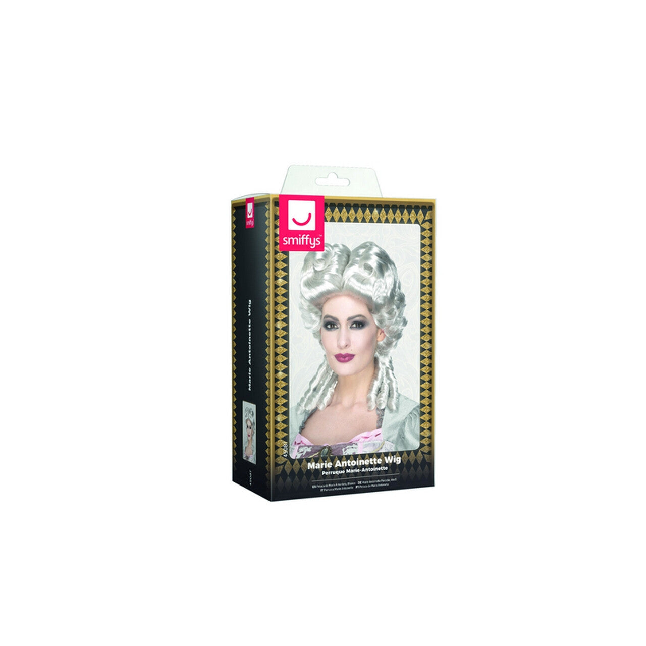 Op deze afbeelding zie je een Accessoires, van het merk Smiffy's. Marie Annemarie Renaissance Pruik Wit