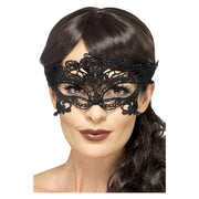 Op deze afbeelding zie je een Accessoires, van het merk Smiffy's. Mysterieuze Dame Gemaskerd Bal Masker Kant - Kant
