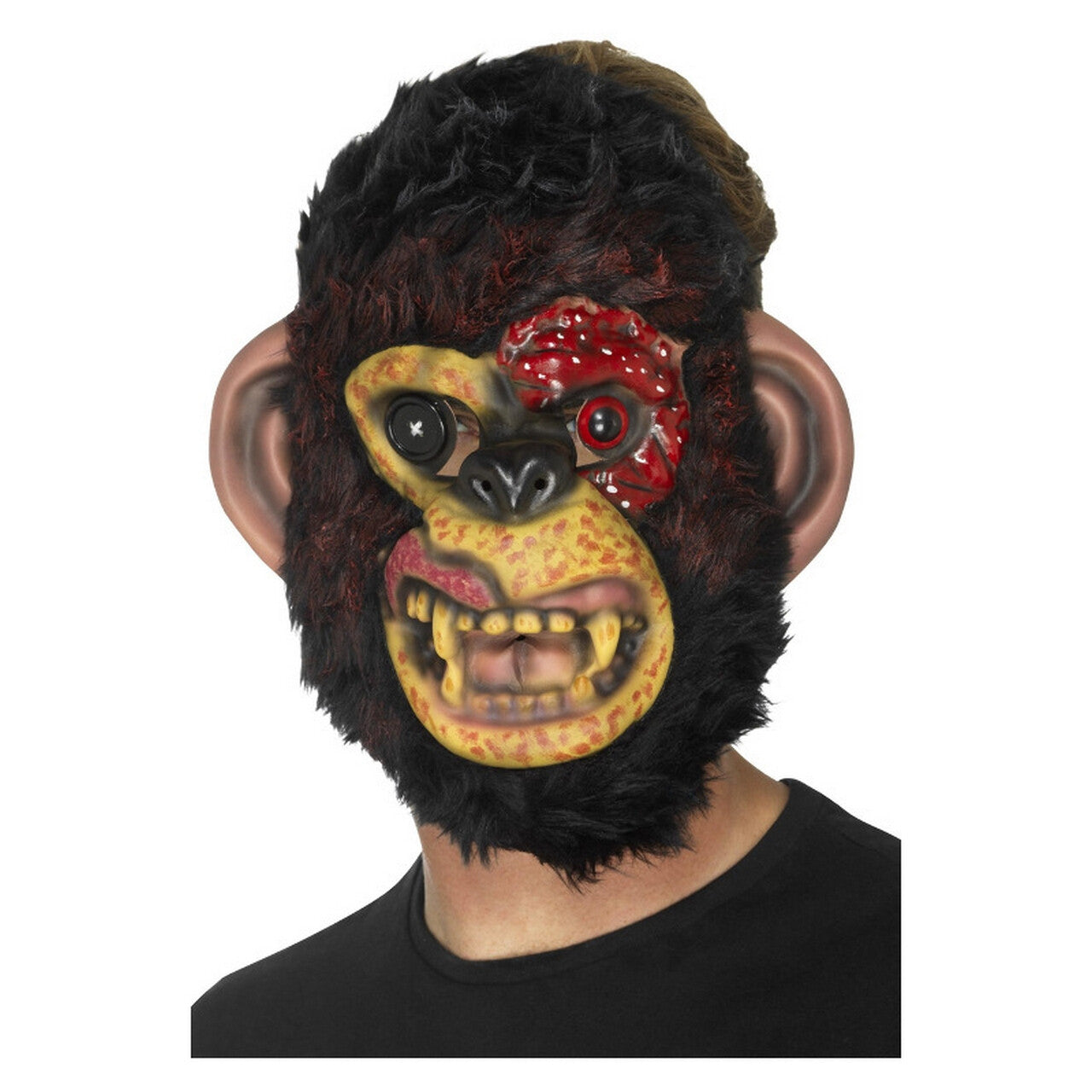 Op deze afbeelding zie je een Accessoires, van het merk Smiffy's. Aap Zombie Masker